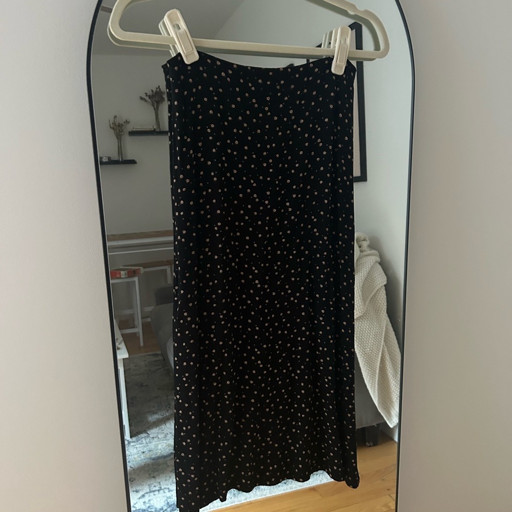 Brandy Melville floral midi skirt